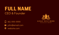 Luxury Crown Horse Business Card Design