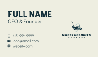 Lawn Mower Gardening Business Card