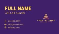 Arrow Triangle Startup Business Card