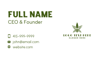 Butterfly Wing Weed Business Card