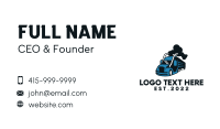 Trailer Truck Cargo  Business Card Design