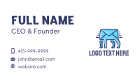 Message Carrier Business Card example 2