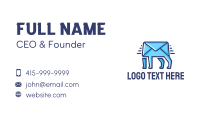 Walking Mail  Business Card Design