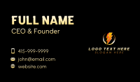 Electric Power Voltage Business Card Design