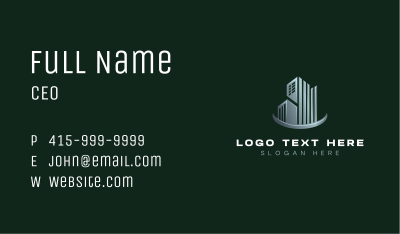 Real Estate Builders Business Card Image Preview
