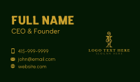 Elegant Boutique Decorative Business Card