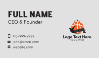 Basketball Sport Bird  Business Card Design