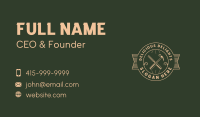 Wood Chisel Business Card example 2