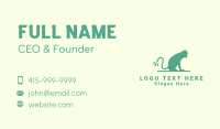 Wild Forest Monkey Business Card
