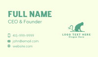 Wild Forest Monkey Business Card Design