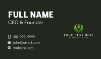 Leaf Eco Meditation Business Card