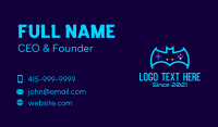 Game Streaming Business Card example 3