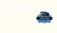 Dump Truck Vehicle Business Card Image Preview