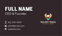 Outdoor Camping Bison Business Card