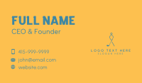 Athletic Golf Tournament Business Card Design