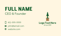 Christmas Lamp Business Card