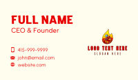 Fire Axe Fireman Business Card