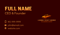 Car Race Driving Business Card