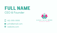 Human Lotus Meditation Business Card