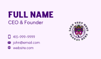 Louisiana Mardi Gras Festival Business Card Design