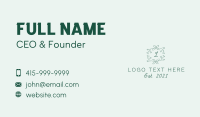 Organic Products Business Card example 1