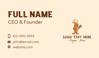 Croissant Business Card example 1