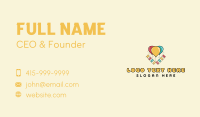 Balloon Banner Party Business Card Design