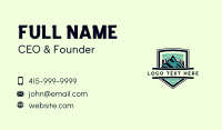 Mountain Tree Outdoor Hiking Business Card
