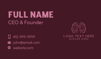 Pink Gemstone Jeweler Business Card