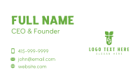 Test Tube Natural Biotech Business Card