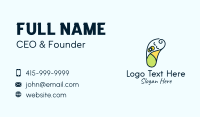 Sleeping Baby Swaddle Business Card