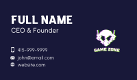 Alien Robot Gaming Business Card Image Preview