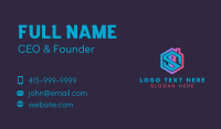 Hexagon Real Estate Letter S Business Card