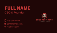 Vaping Skull Smoking  Business Card