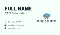 Blue Bird Call Mascot Business Card