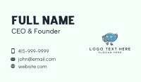 Blue Bird Call Mascot Business Card