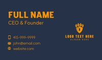 Animal Shelter Security Business Card