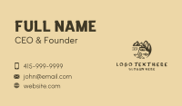 Vehicle Mountain Camping Business Card