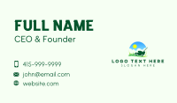 Lawn Mower Landscaping Business Card