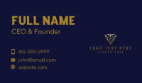 Gold Luxury Diamond Jewelry Business Card