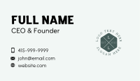 Generic Green Hex Business Business Card