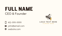 Organic Bee Honey Business Card