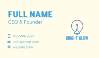 Lamp Business Card example 2