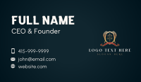 Legal Justice Sword Scale Business Card Design