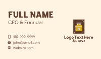 Teabag Fermentation Jar Business Card