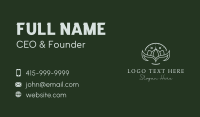 Modern Wellness Nature Business Card Design