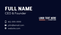 Generic Playful Wordmark Business Card Design