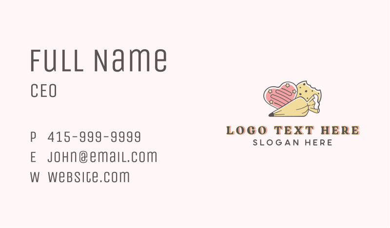 Cookies Business Card example 2