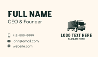 Fast Truck Courier Business Card Design
