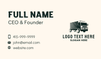 Fast Truck Courier Business Card Image Preview